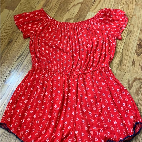 off the shoulder romper - Picture 2 of 2